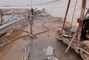 公路钻孔施工